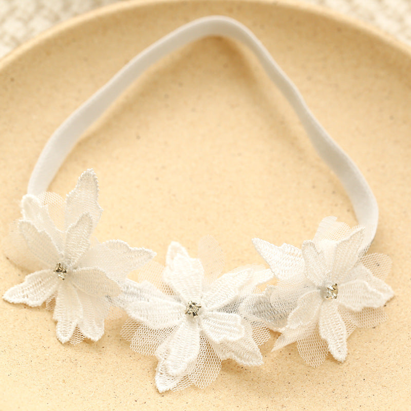 Baby Girls Flower Lace Accessories Headwear Wholesale