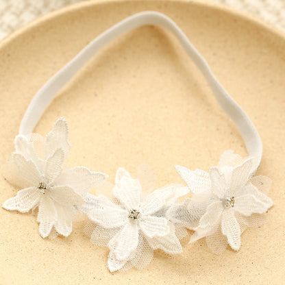 Baby Girls Flower Lace Accessories Headwear Wholesale