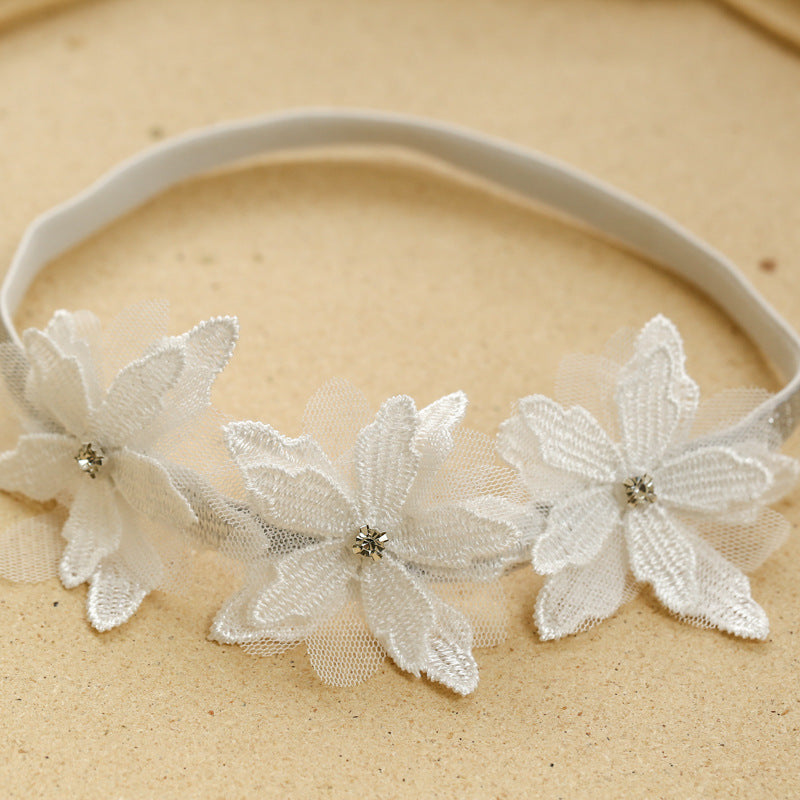 Baby Girls Flower Lace Accessories Headwear Wholesale