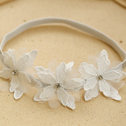 Baby Girls Flower Lace Accessories Headwear Wholesale