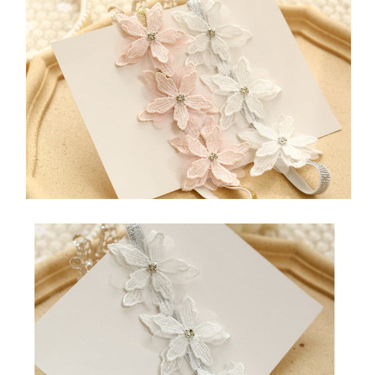 Baby Girls Flower Lace Accessories Headwear Wholesale