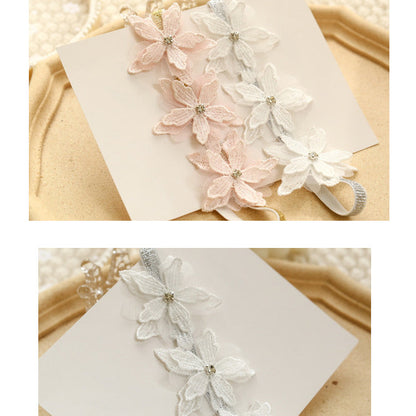 Baby Girls Flower Lace Accessories Headwear Wholesale