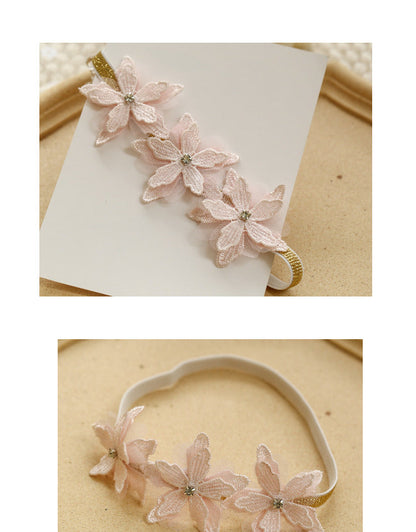 Baby Girls Flower Lace Accessories Headwear Wholesale