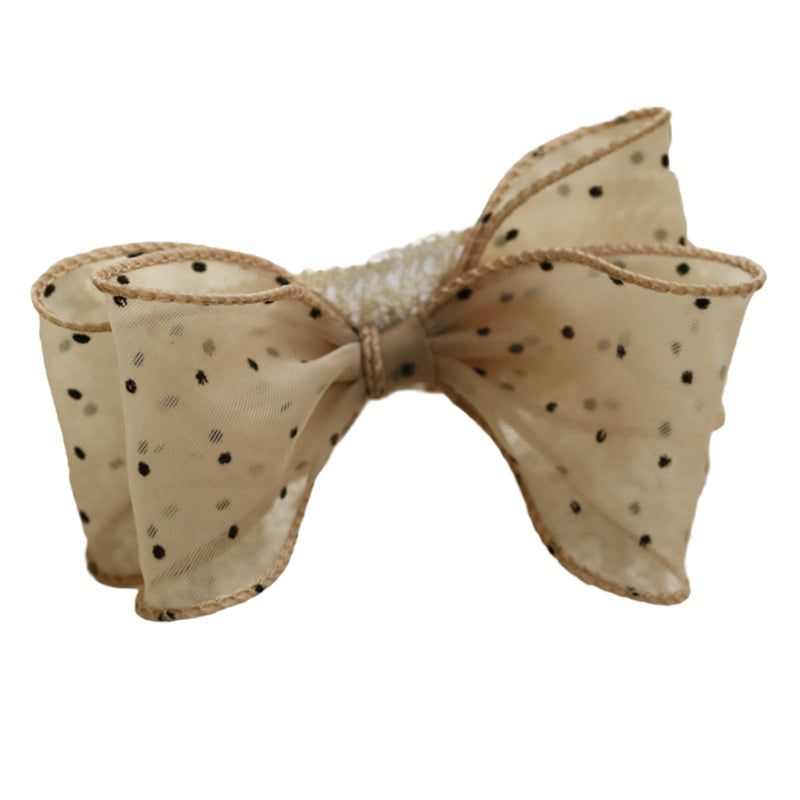 Girls Polka dots Bow Accessories Headwear