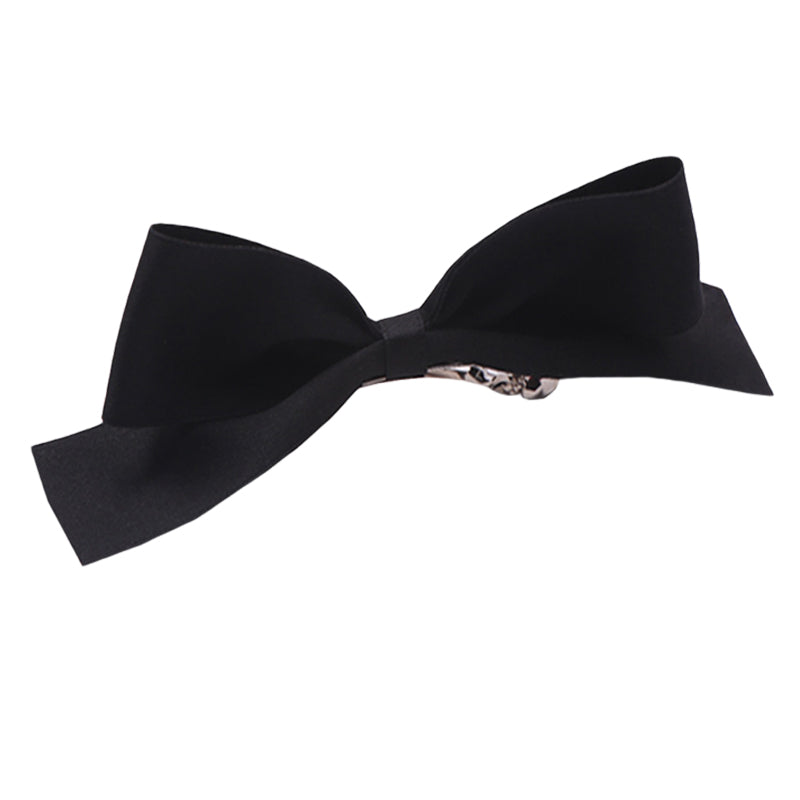 Girls Solid Color Bow Accessories Headwear