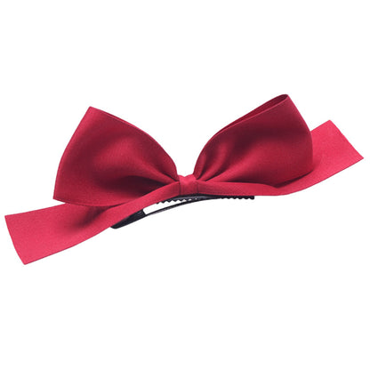 Girls Solid Color Bow Accessories Headwear