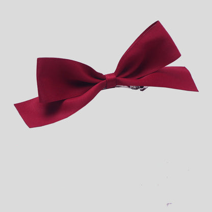 Girls Solid Color Bow Accessories Headwear