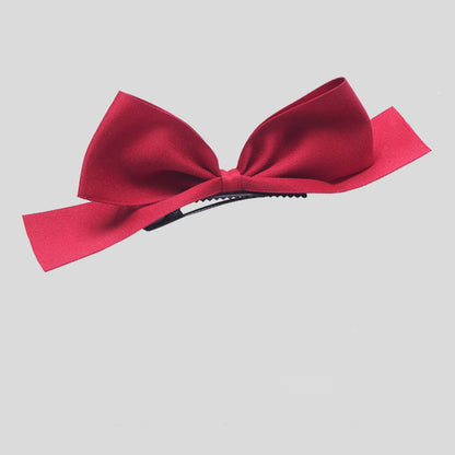 Girls Solid Color Bow Accessories Headwear