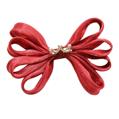 Girls Solid Color Bow Accessories Headwear
