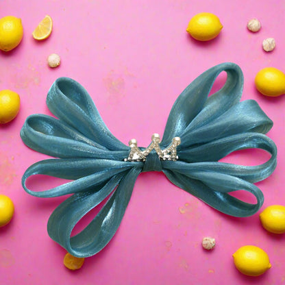 Girls Solid Color Bow Accessories Headwear