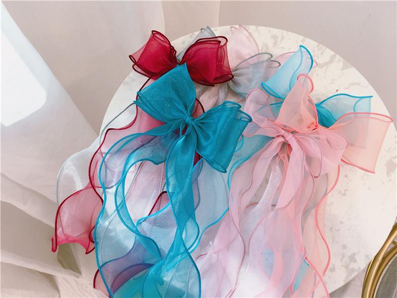 Girls Solid Color Bow Accessories Headwear Wholesale 220620214