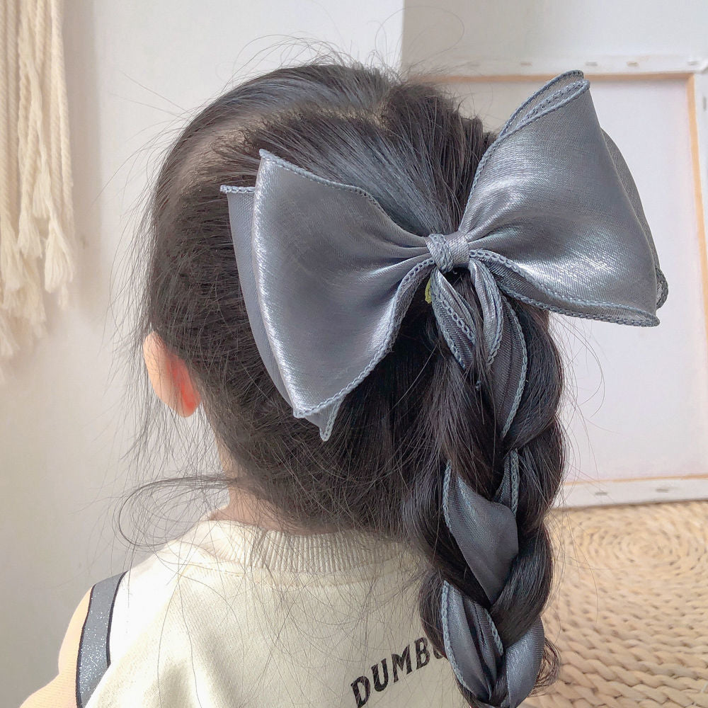 Girls Solid Color Bow Accessories Headwear Wholesale 220620214