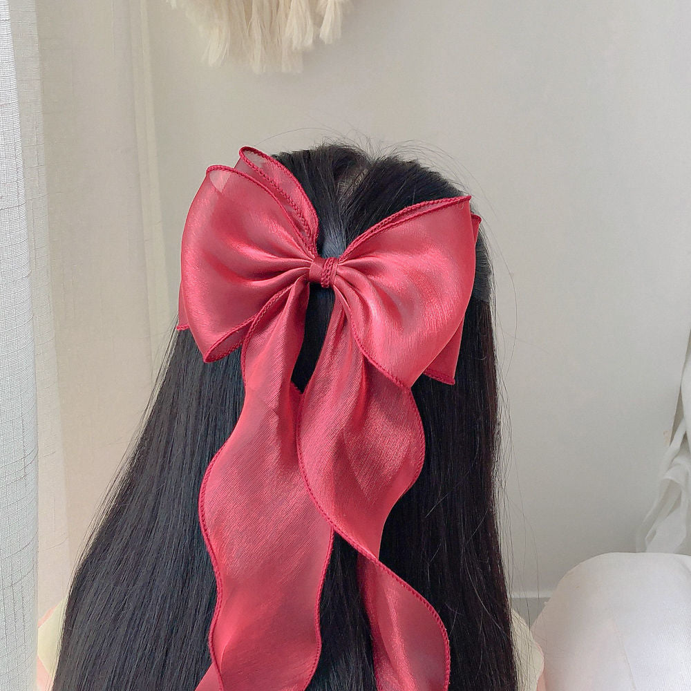 Girls Solid Color Bow Accessories Headwear Wholesale 220620214