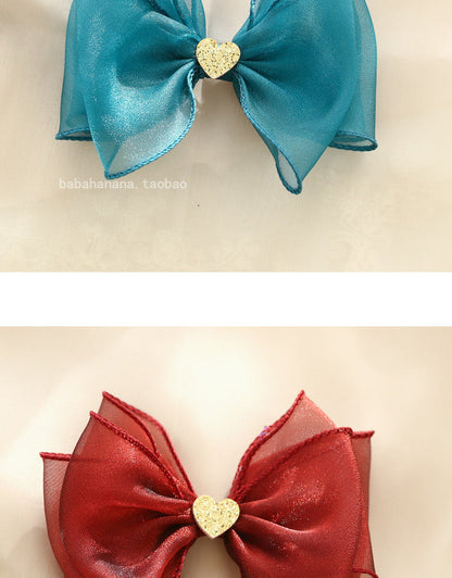 Girls Love heart Bow Accessories Headwear