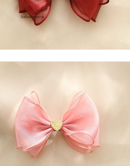 Girls Love heart Bow Accessories Headwear