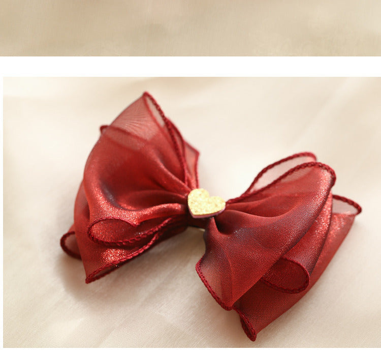Girls Love heart Bow Accessories Headwear