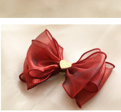 Girls Love heart Bow Accessories Headwear