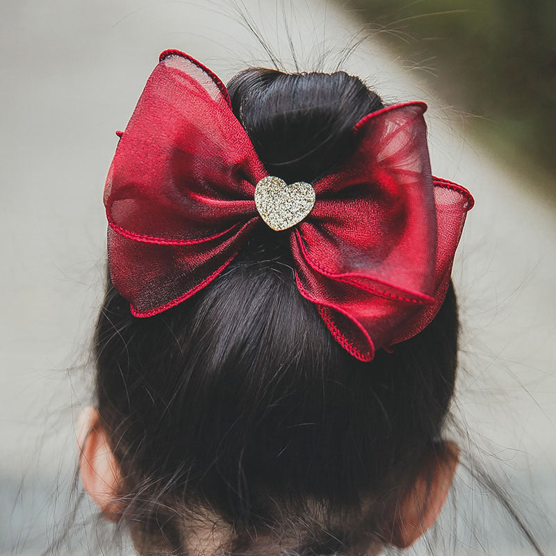 Girls Love heart Bow Accessories Headwear