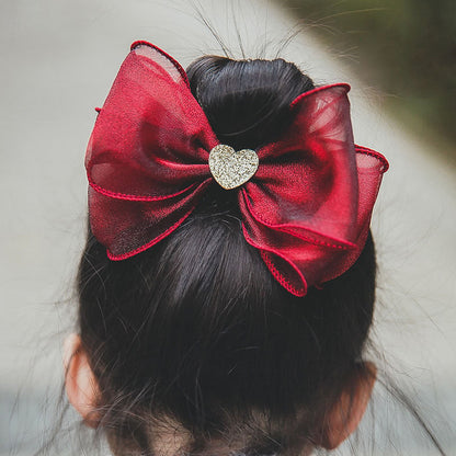 Girls Love heart Bow Accessories Headwear