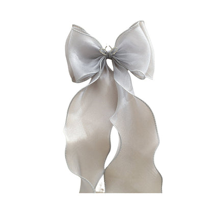 Girls Solid Color Bow Accessories Headwear