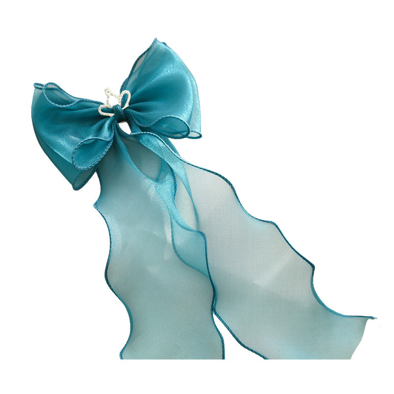 Girls Solid Color Bow Accessories Headwear