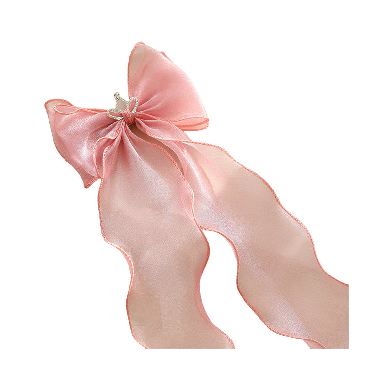 Girls Solid Color Bow Accessories Headwear