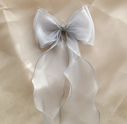 Girls Solid Color Bow Accessories Headwear