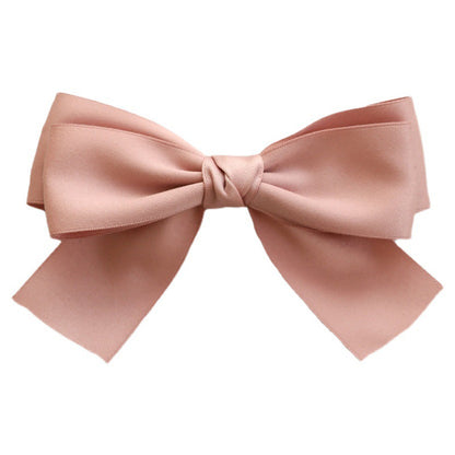 Girls Solid Color Bow Accessories Headwear