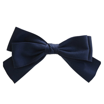 Girls Solid Color Bow Accessories Headwear