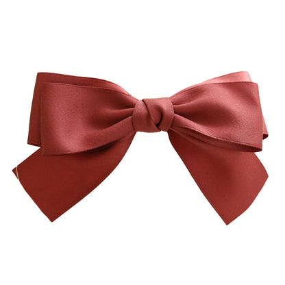 Girls Solid Color Bow Accessories Headwear