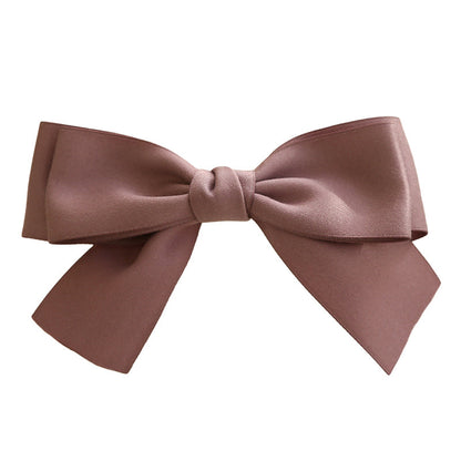 Girls Solid Color Bow Accessories Headwear