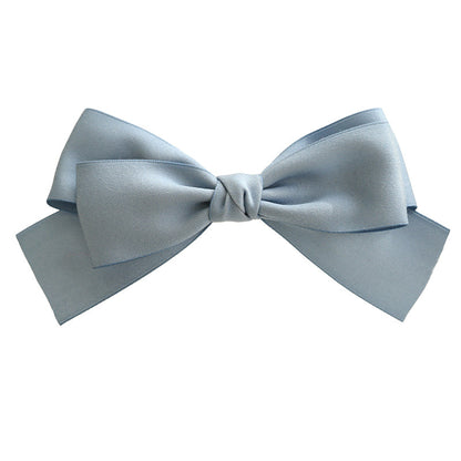 Girls Solid Color Bow Accessories Headwear
