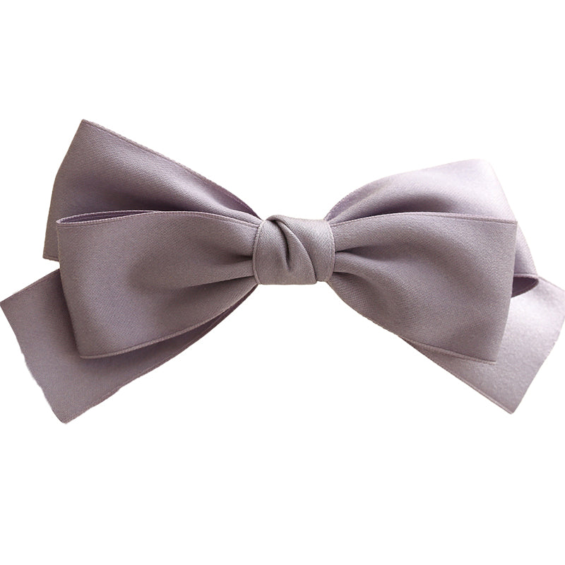 Girls Solid Color Bow Accessories Headwear