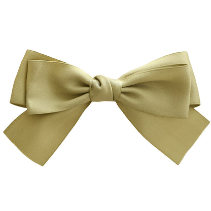Girls Solid Color Bow Accessories Headwear