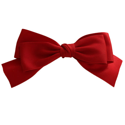Girls Solid Color Bow Accessories Headwear