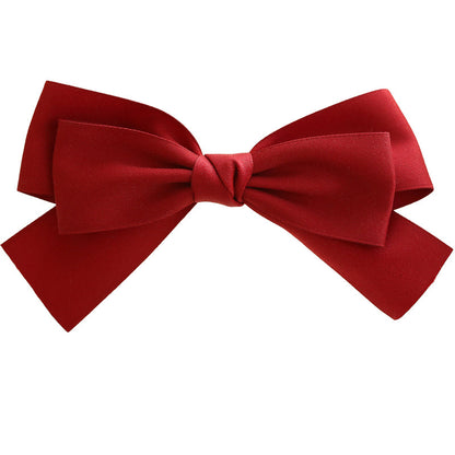 Girls Solid Color Bow Accessories Headwear