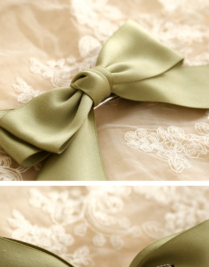 Girls Solid Color Bow Accessories Headwear