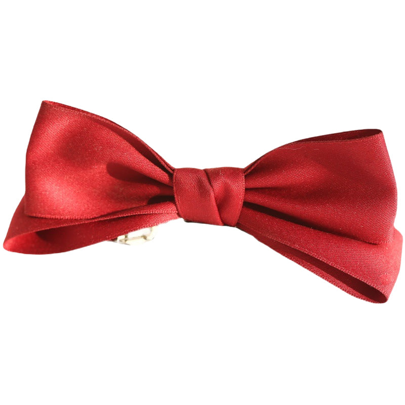 Girls Solid Color Bow Accessories Headwear