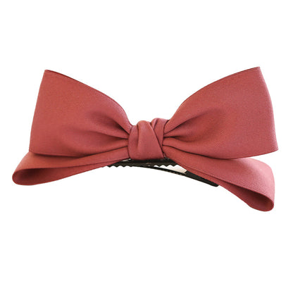Girls Solid Color Bow Accessories Headwear