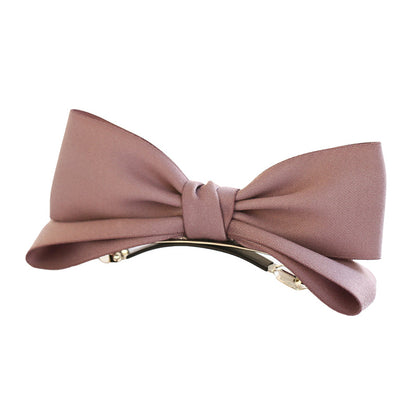 Girls Solid Color Bow Accessories Headwear