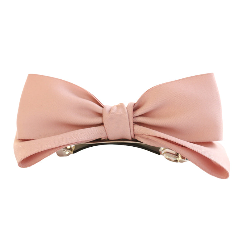 Girls Solid Color Bow Accessories Headwear