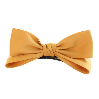 Girls Solid Color Bow Accessories Headwear