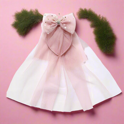 Girls Star Bow Lace Accessories Headwear