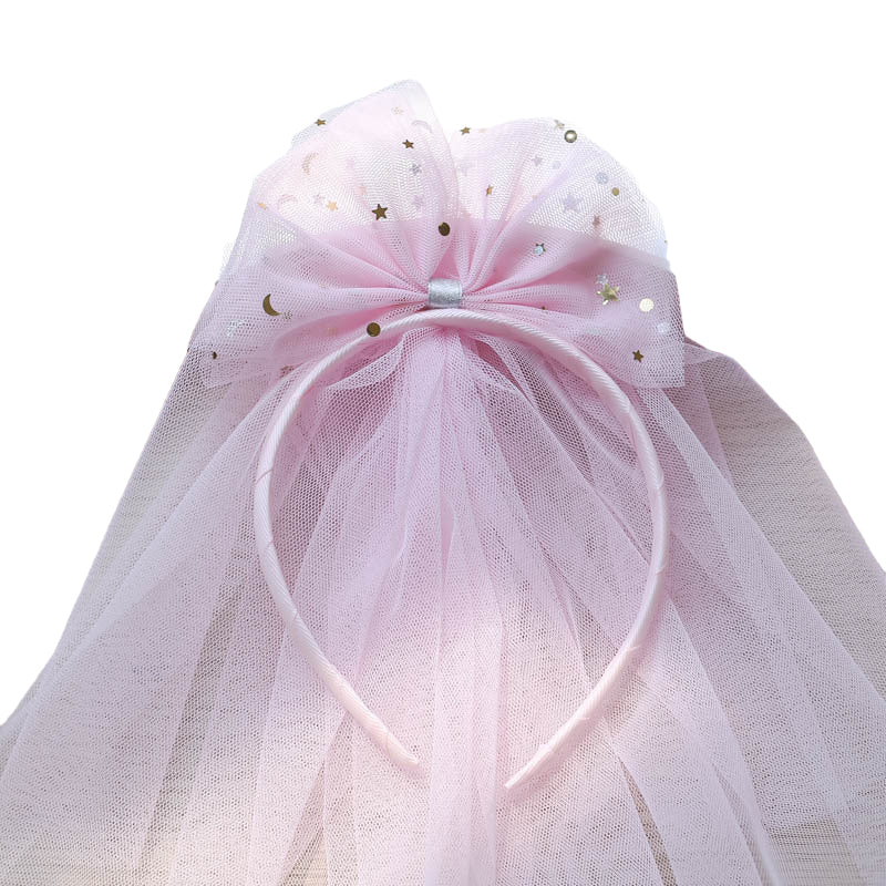 Girls Star Bow Lace Accessories Headwear