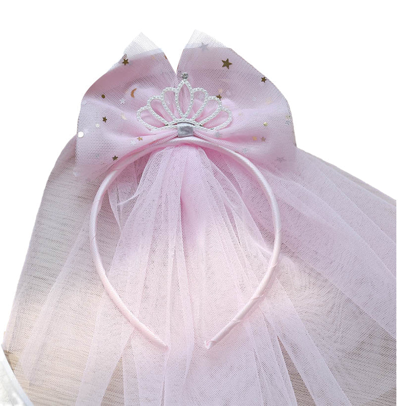 Girls Star Bow Lace Accessories Headwear
