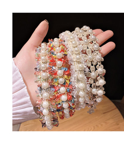 Girls Flower Lace Accessories Headwear