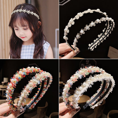 Girls Flower Lace Accessories Headwear