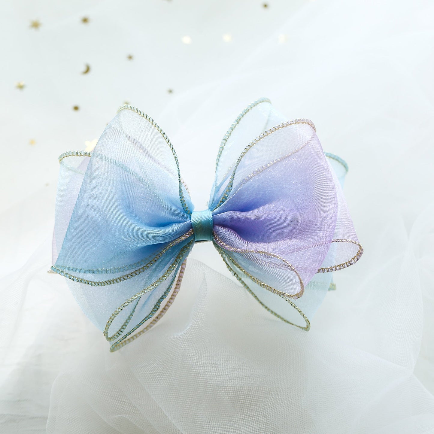 Girls Color-blocking Bow Accessories Headwear