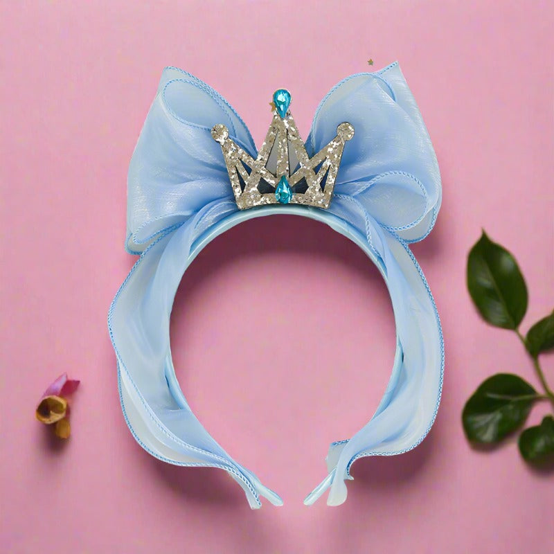 Girls Solid Color Bow Accessories Headwear
