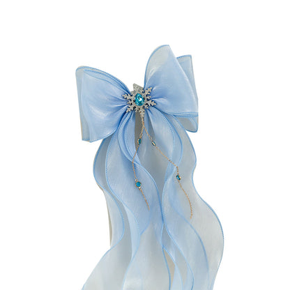 Girls Solid Color Bow Accessories Headwear